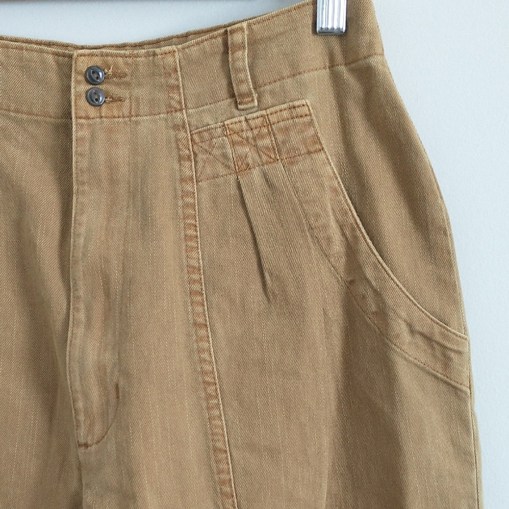 UNIVERSAL THREAD Women's High Rise Tan Barrel Pants. Size-8 - Picture 6 of 16